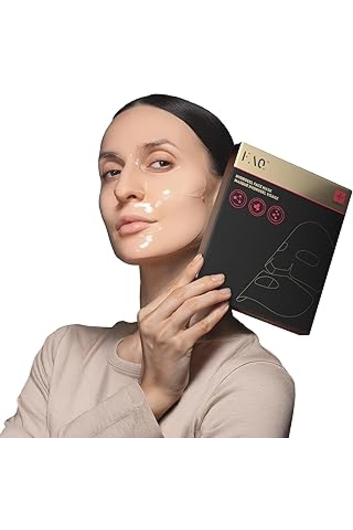 ASİTAN Faq Glass Skin Kolajen Yüz Maskesi – Peptitlerle Nemlendirici Ve Aydınlatıcı Cilt Bakımı – Gözenek