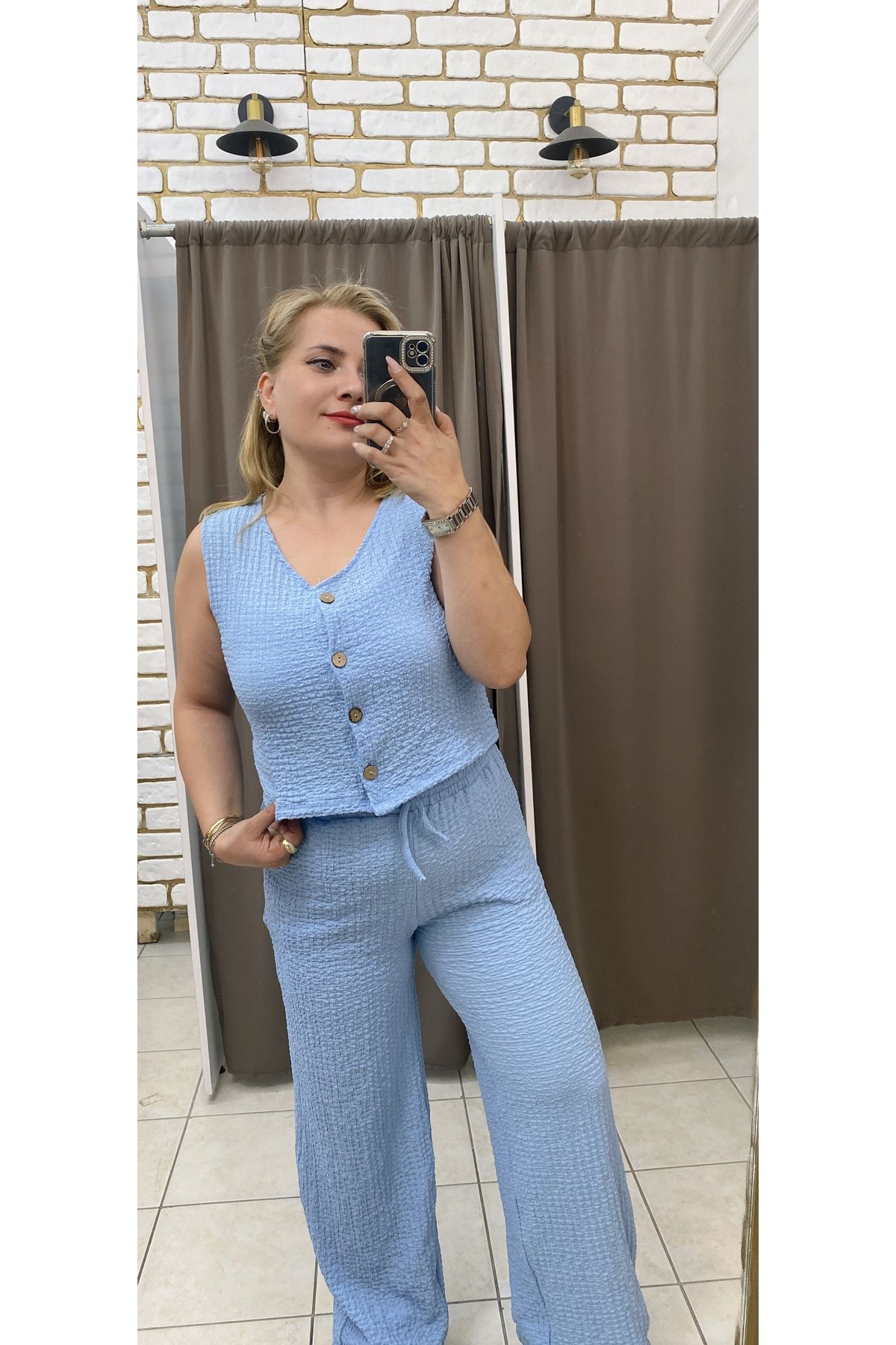 TUBA TOPTAŞ GOFRE YELEK