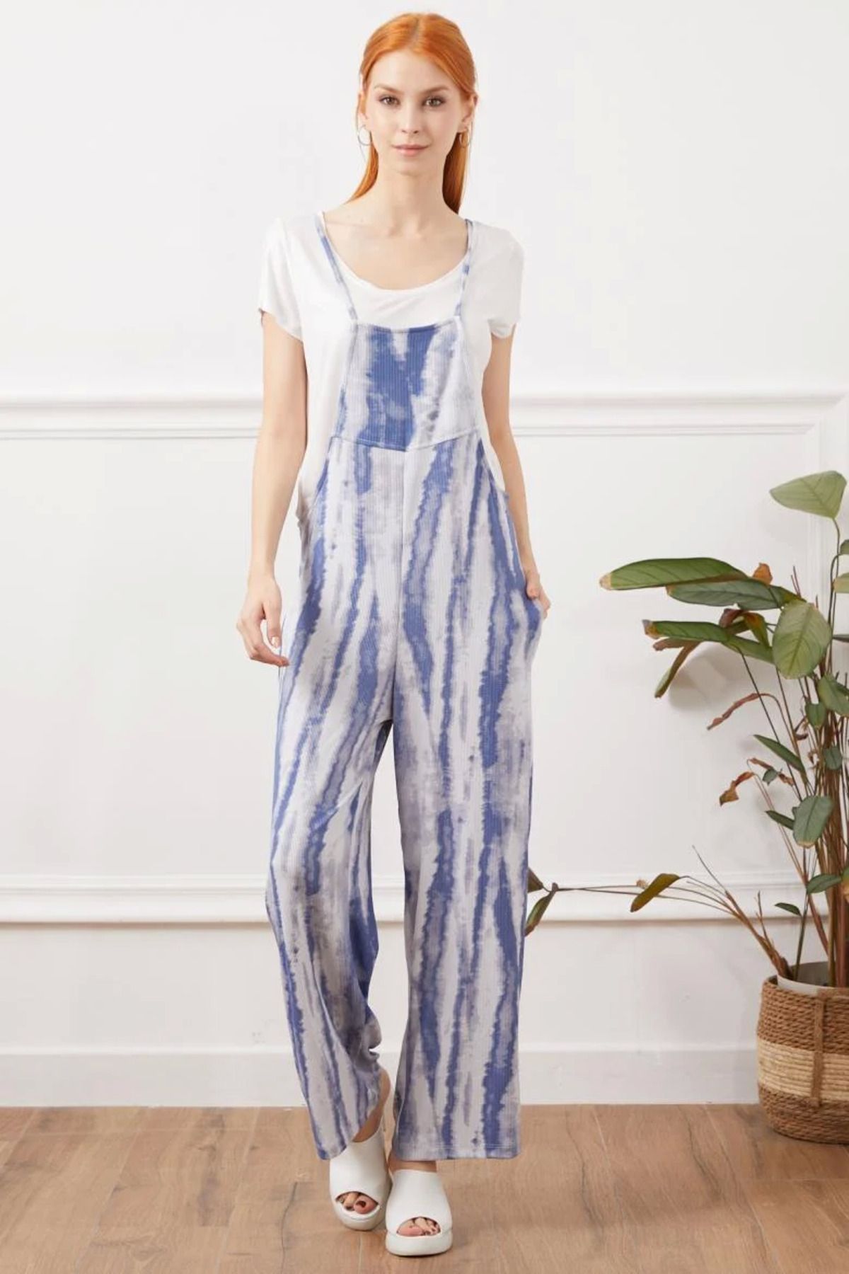 ETİLER COLLECTION Askılı ipli tulum