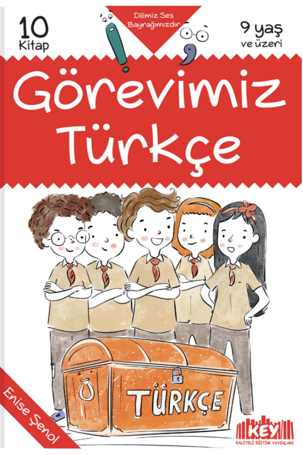 3K YAYIN Kaliteli Eğitim Yayınları (KEY) GÖREVİMİZ TÜRKÇE Hikaye Serisi 10 Kitap 9 Yaş+ 4.SINIF