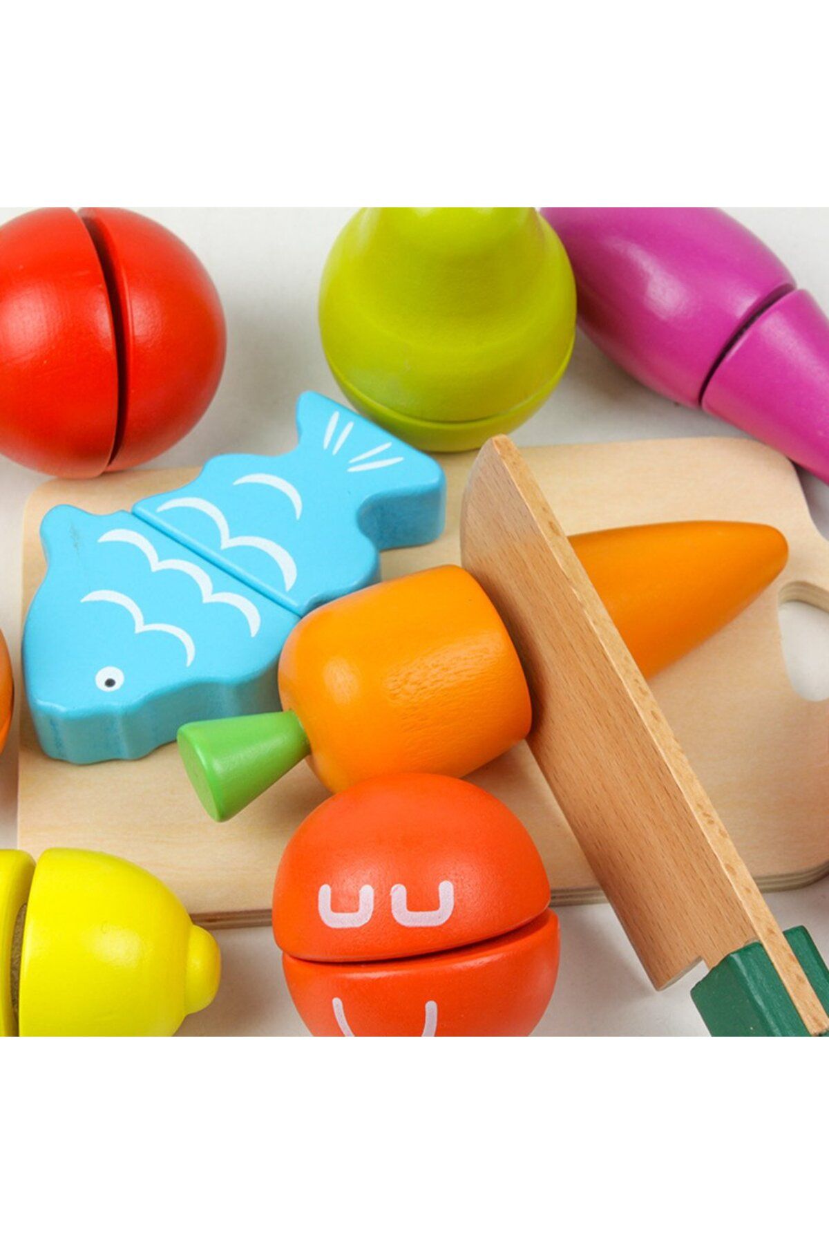 İSP-Wooden fruit and vegetable bucket "ISP Bucket" without sharp edges, contains chopper and knife, p 9
