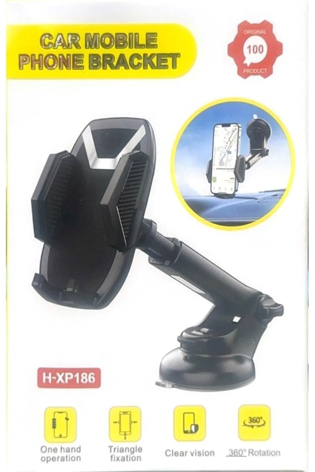 Büşbey Ticaret BÜŞBEY TİCARET H-XP186 ARAÇ İÇİ TELEFON TUTUCU