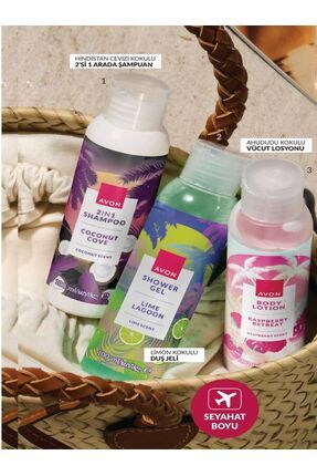 Avon 3lü Seyahat Boyu Vücut Bakım Ürünü 100 ML