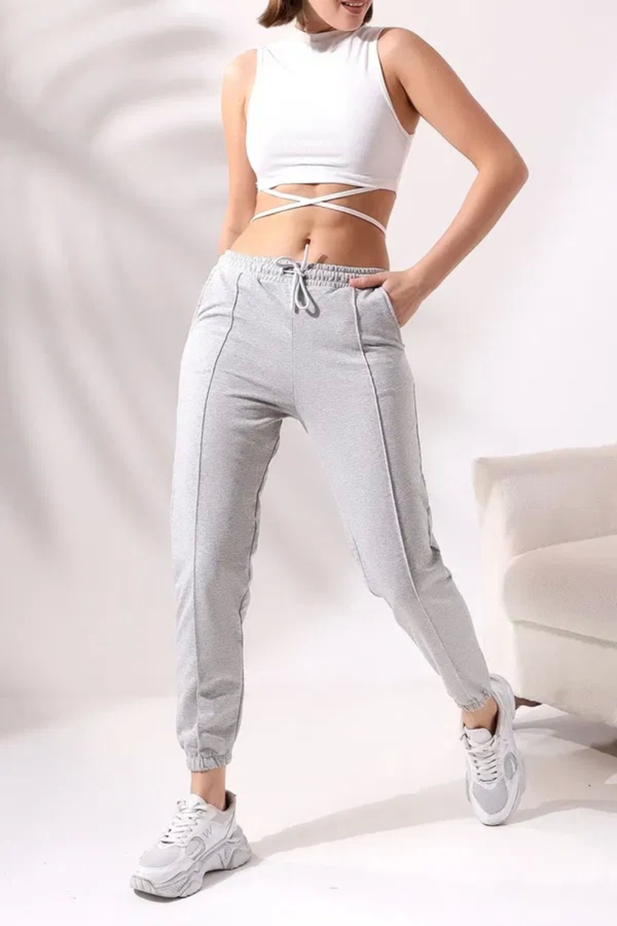 ETİLER COLLECTION Düz kadın eşofman altı