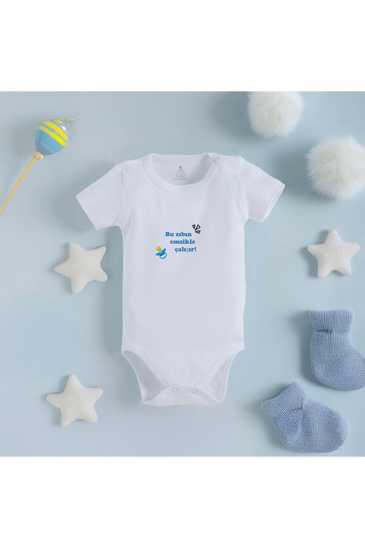 bebek perisi Organik %100 Pamuk Bebek Body