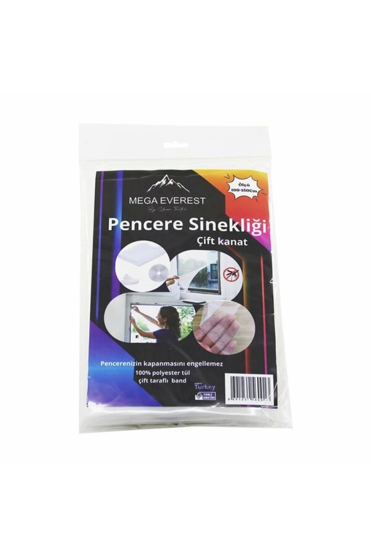 teknotrust ÇİFT KANAT TÜL PENCERE SİNEKLİK 100X150CM - 5MT BANT (4767) - ARE5685-6803