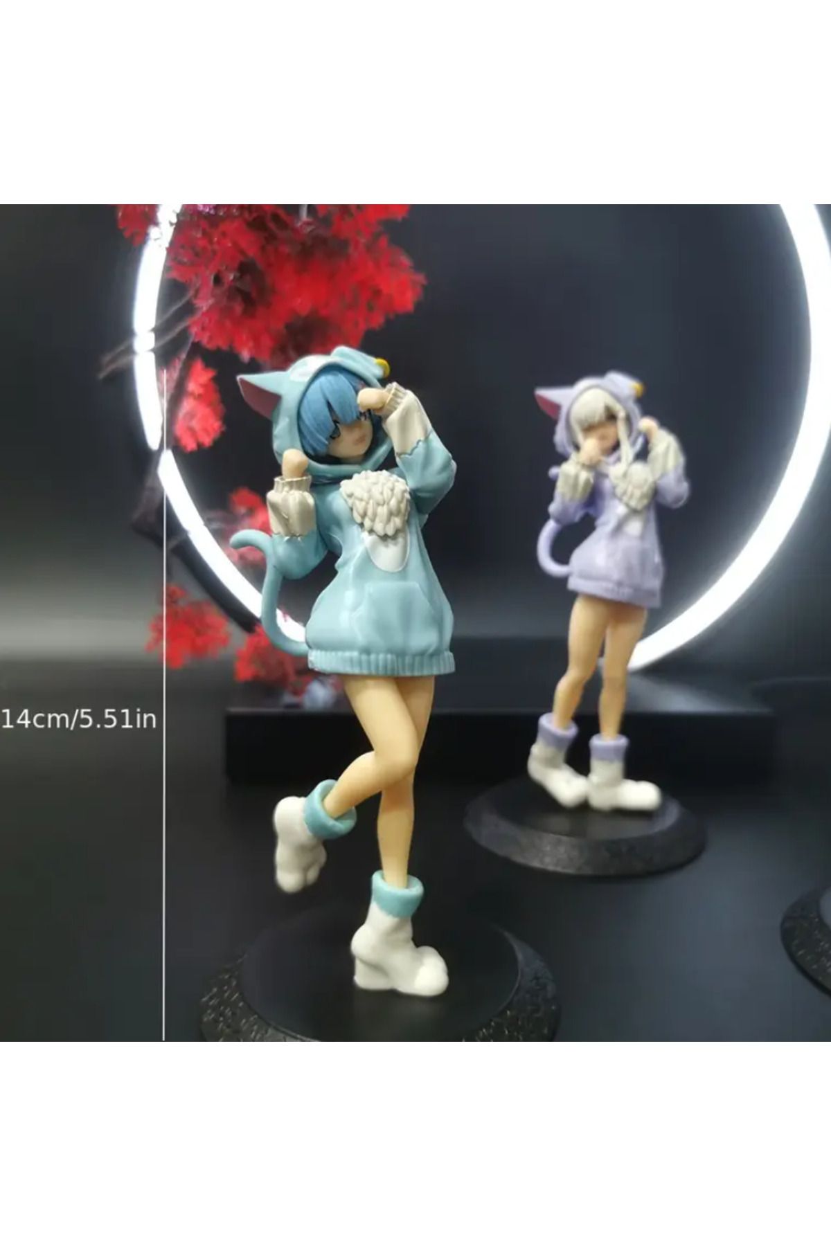 Butic Anime Figür Rem ReZero Kawaii 14CM Tekli Tek Adet Kawaii Figür