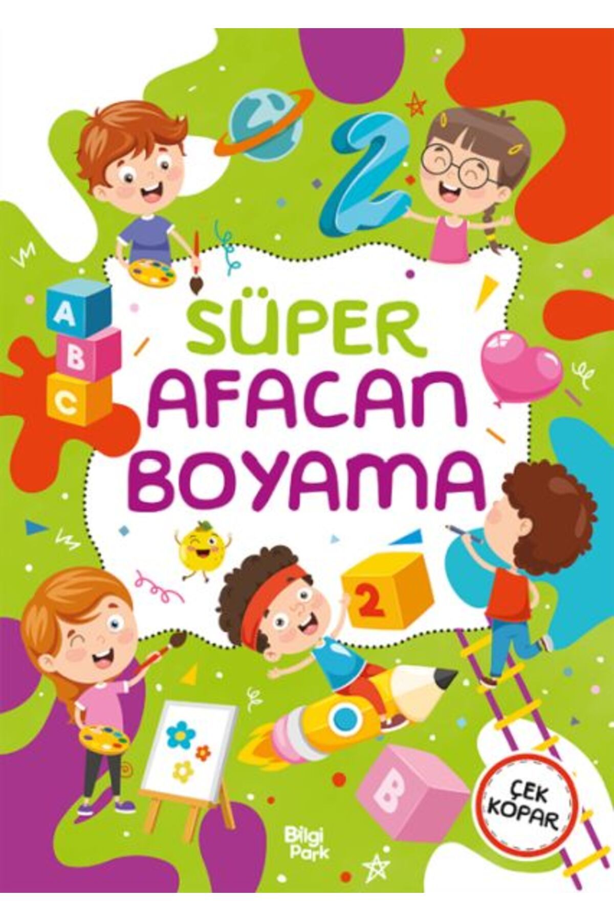 Destek Yayınları Süper Afacan Boyama Kitabı