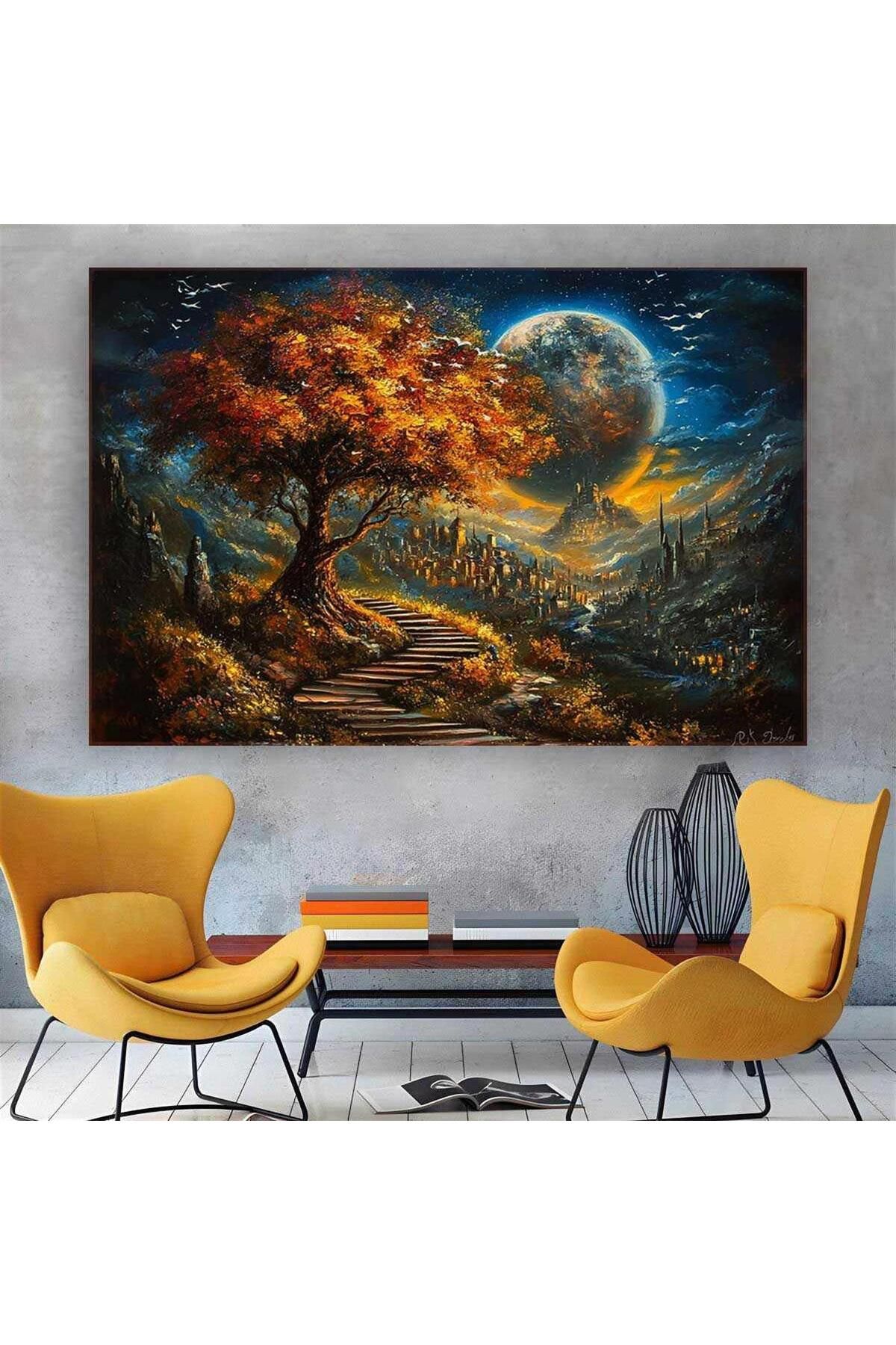 Ritmo Canvas Ormanın Yolu 3 Kanvas Tablo