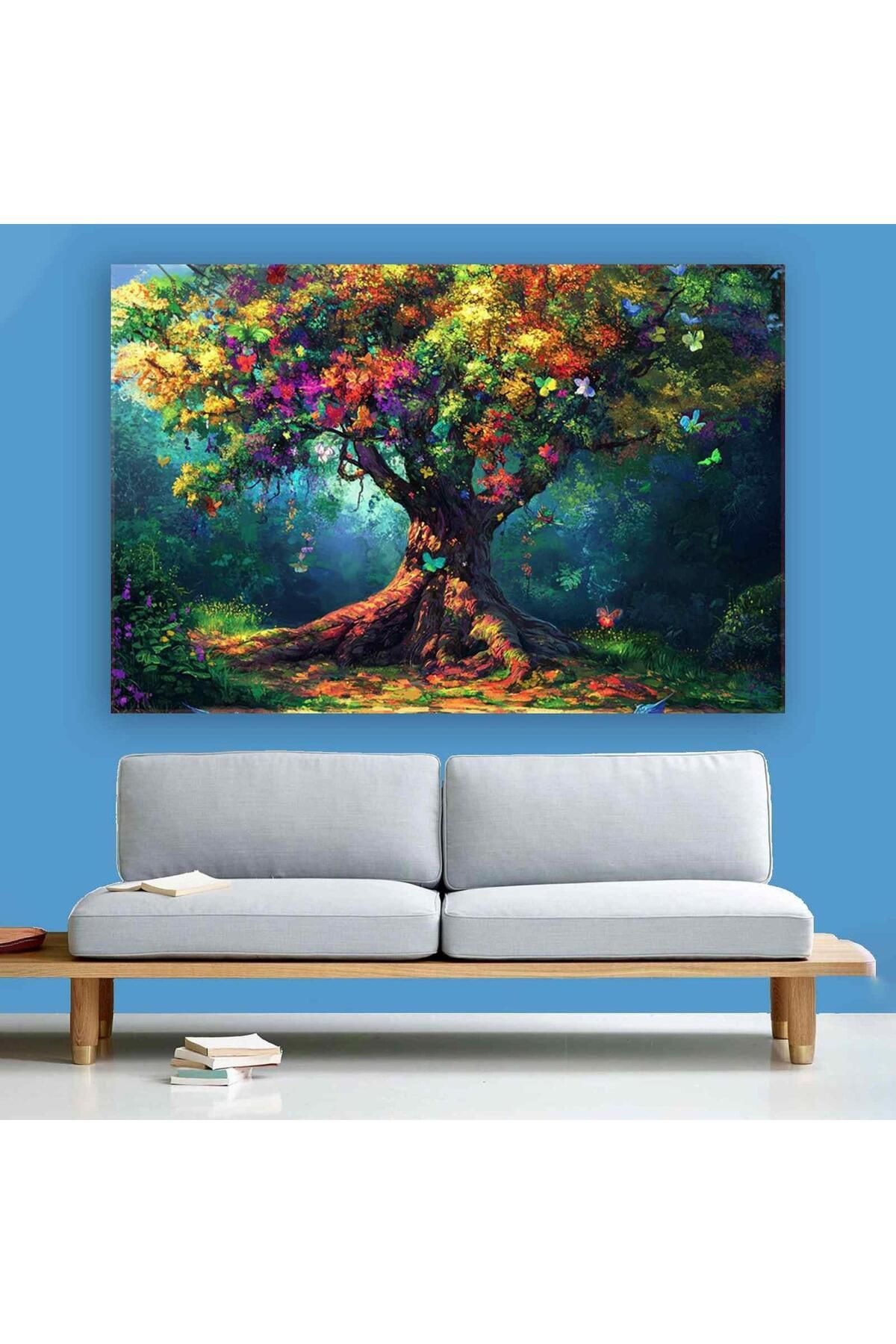 Ritmo Canvas Ormanın Derinlikleri Yaşlı Ağaç Kanvas Tablo