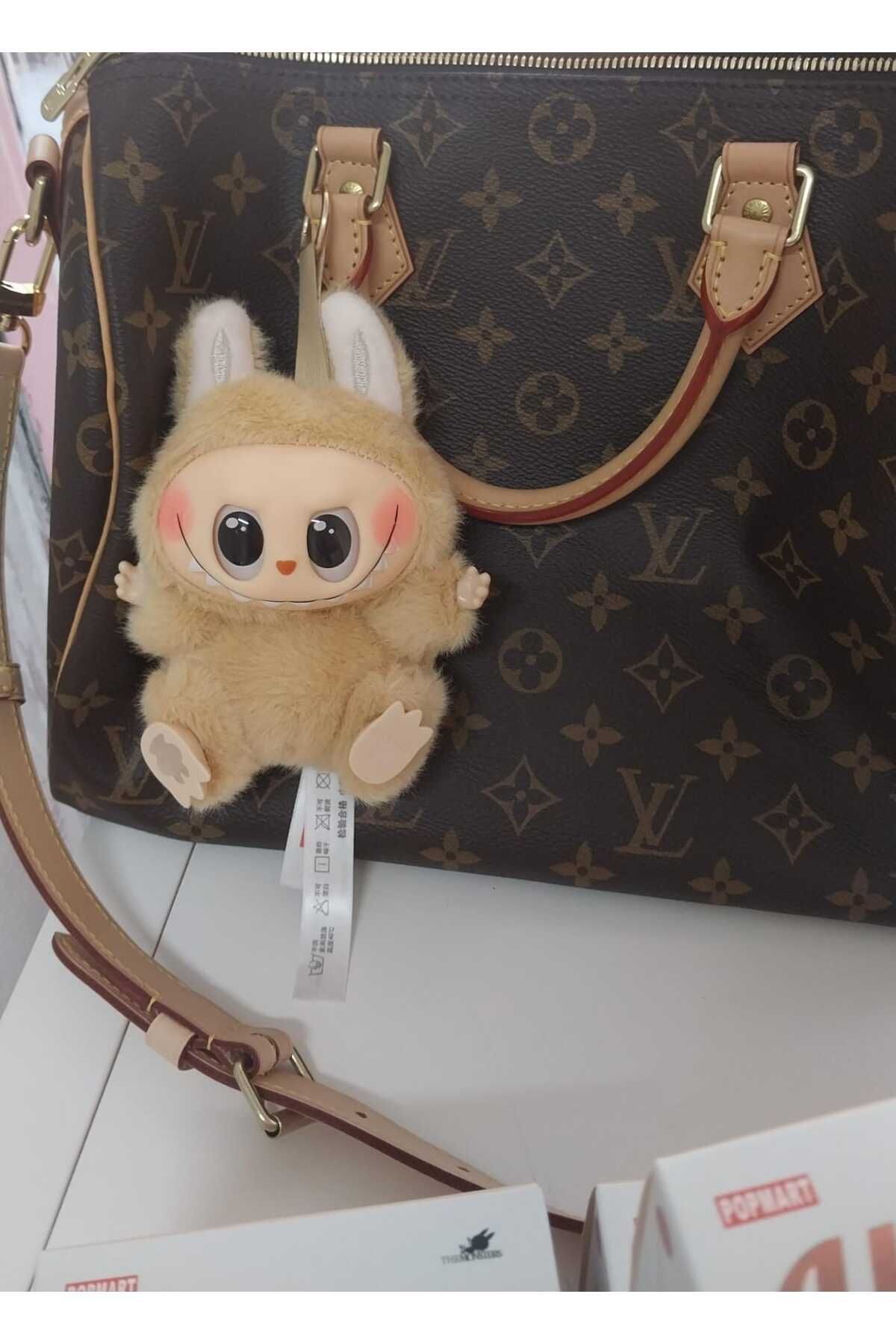 Bubbleatelier Labubu bej canta charm