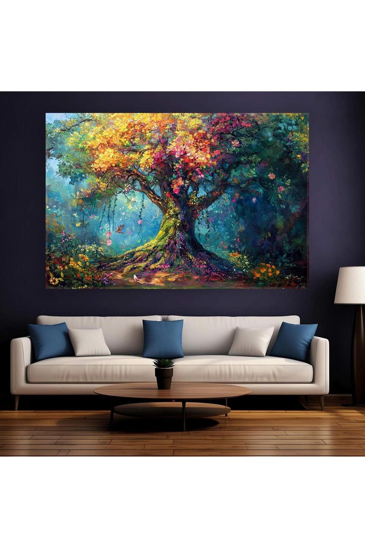 Ritmo Canvas Kadim Bilge Ağaç Kanvas Tablo