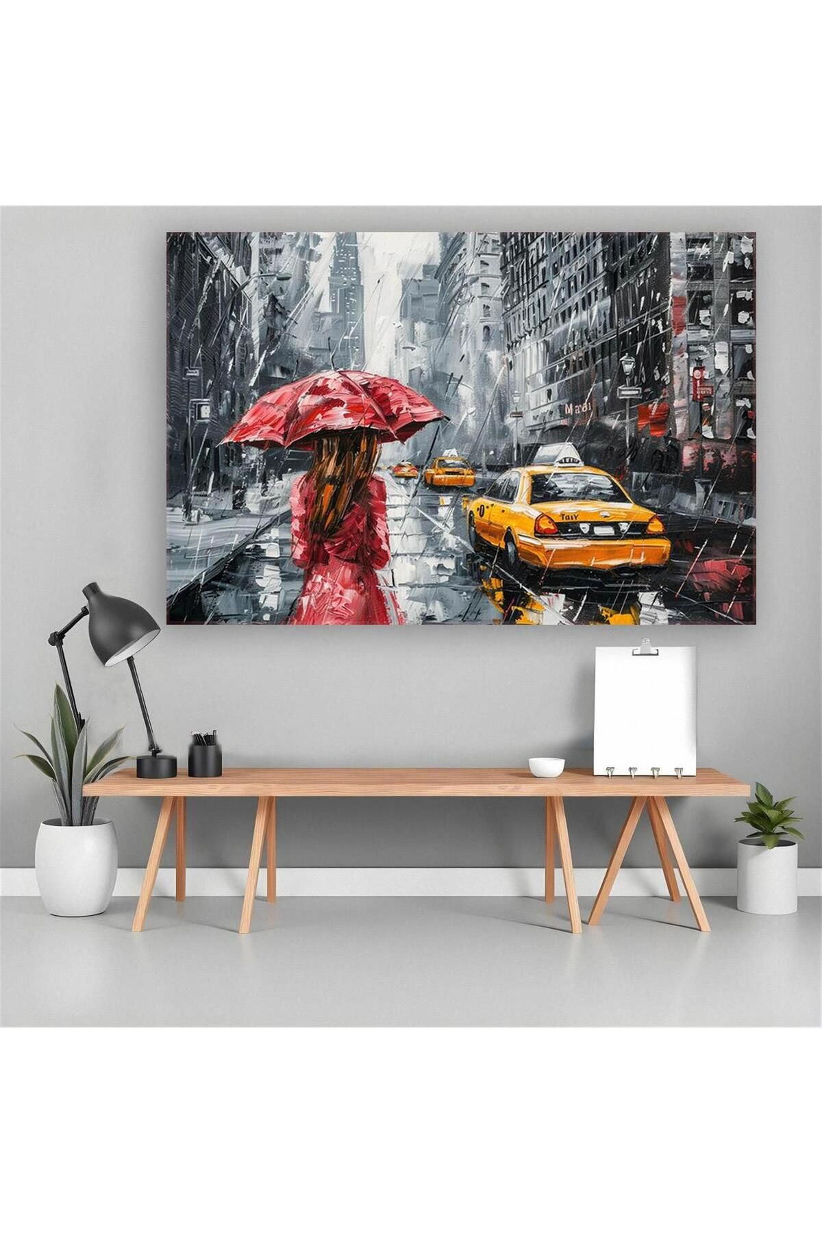 Ritmo Canvas Yağmurlu Bir Londra Sabahı Kanvas Tablo