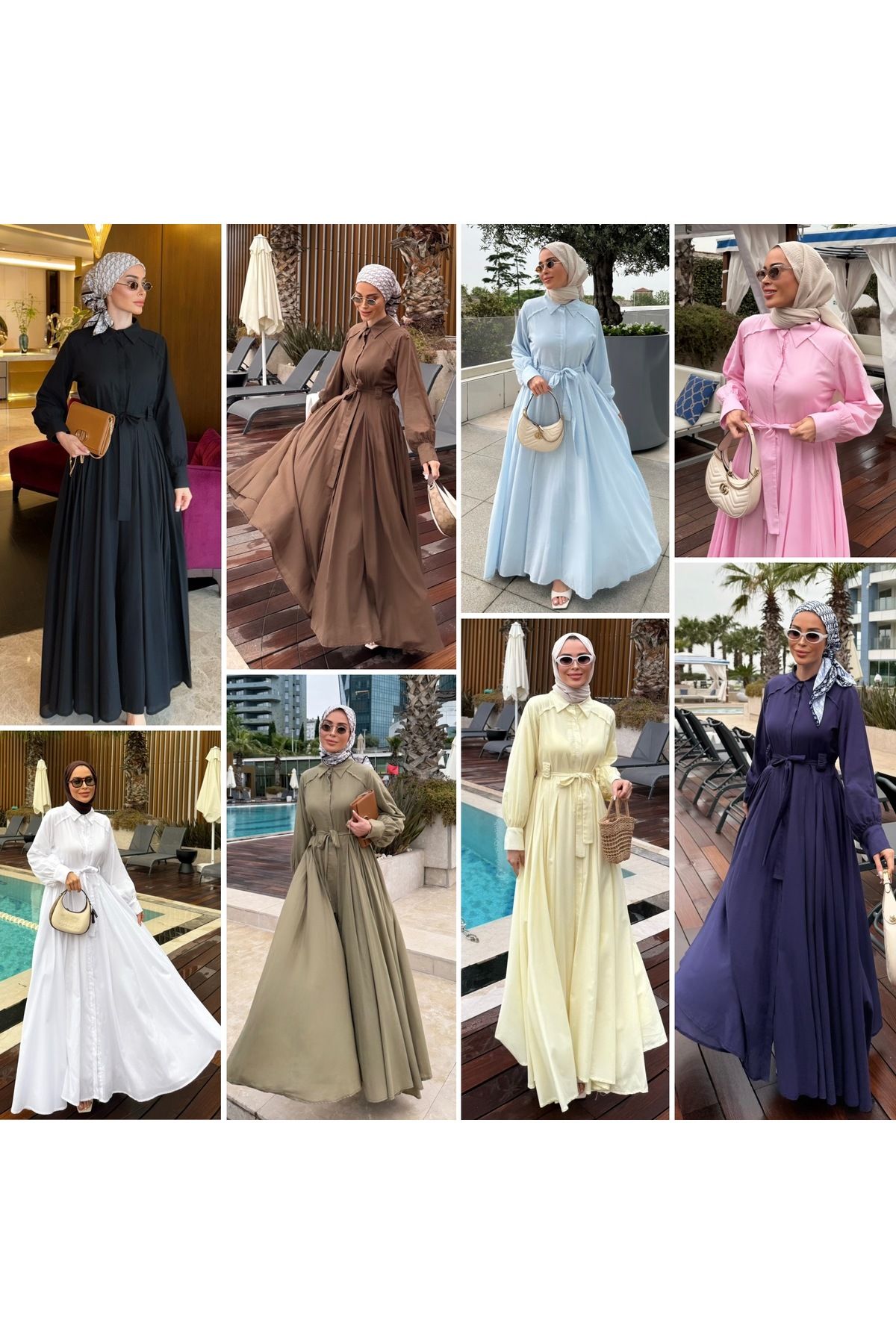 Butik vual tesettür elbise