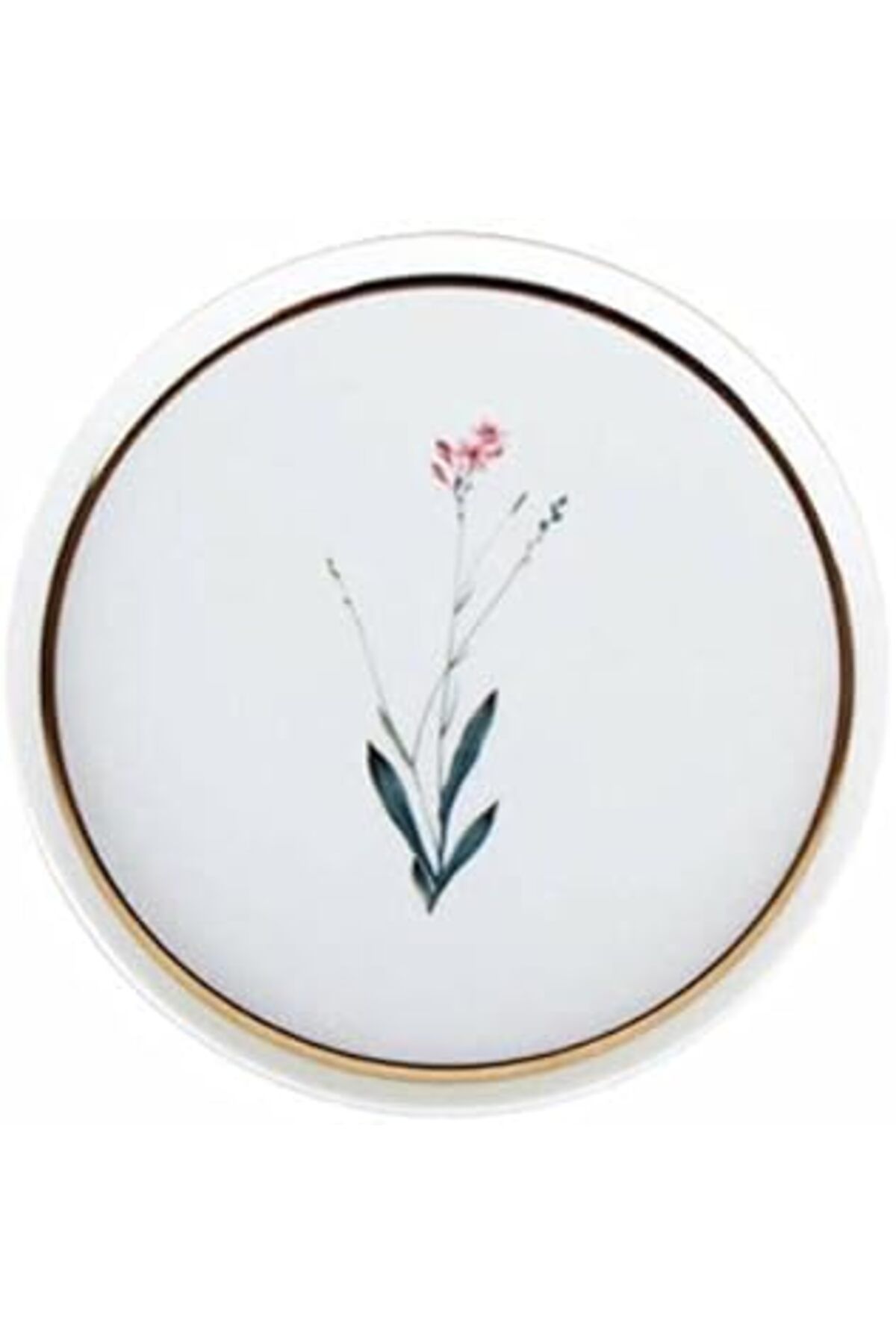ASİTAN Porland Botanical Desen Düz Tabak 18Cm