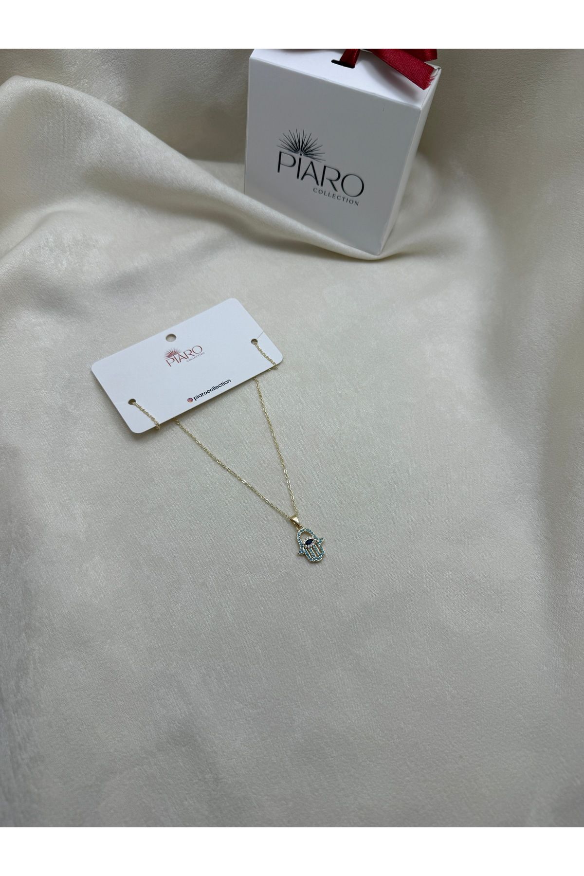 Piaro Collection Fatıma'nın Eli Çelik Kolye