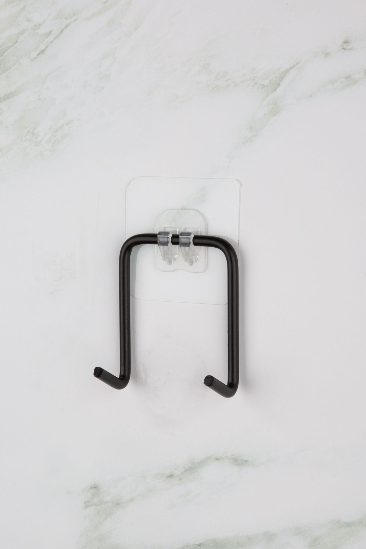 UG Home Yapışkanlı Çift Kancalı Banyo Mutfak Askısı Duvar Askısı Organizer