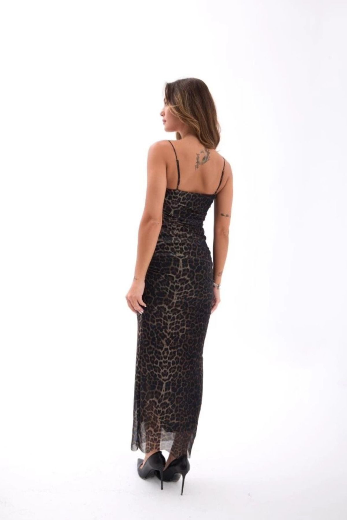 Omarı 6955 ELBİSE-LEOPAR