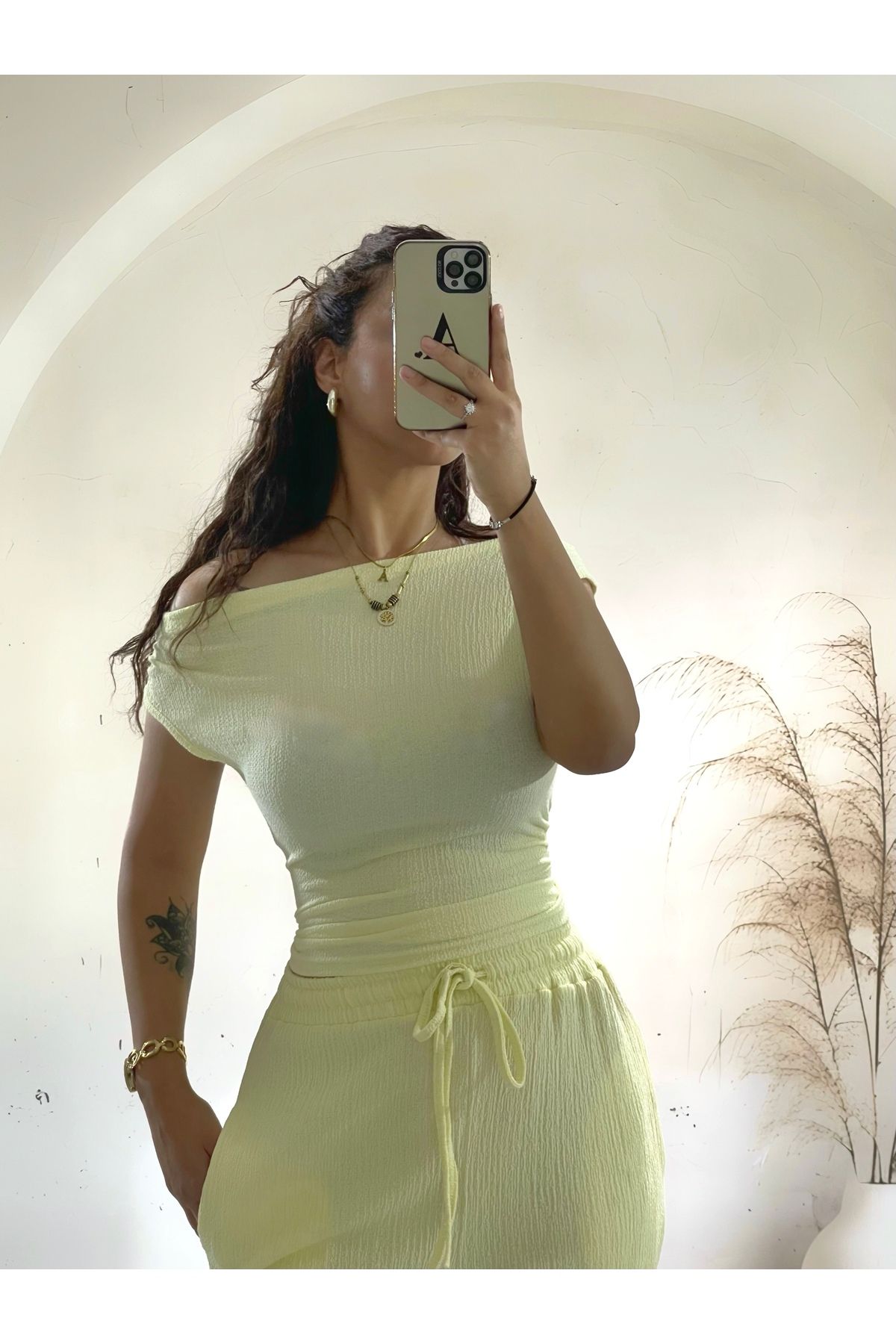 LOI Butik Sarı ikili takım