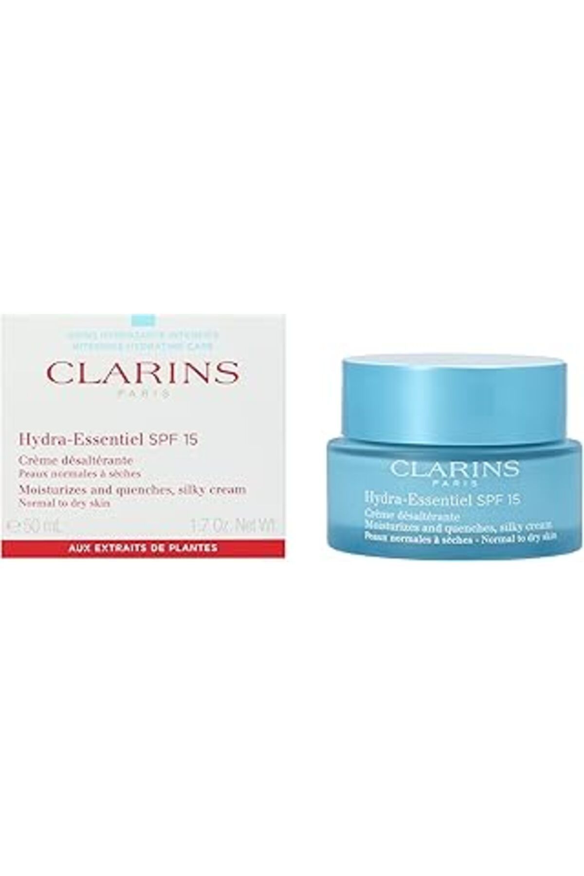 ASİTAN Clarins Hydra-Essentiel Silky Cream Spf 15 50 Ml Normal/Kuru Cilt 1 Paket (1 X 1 Adet)