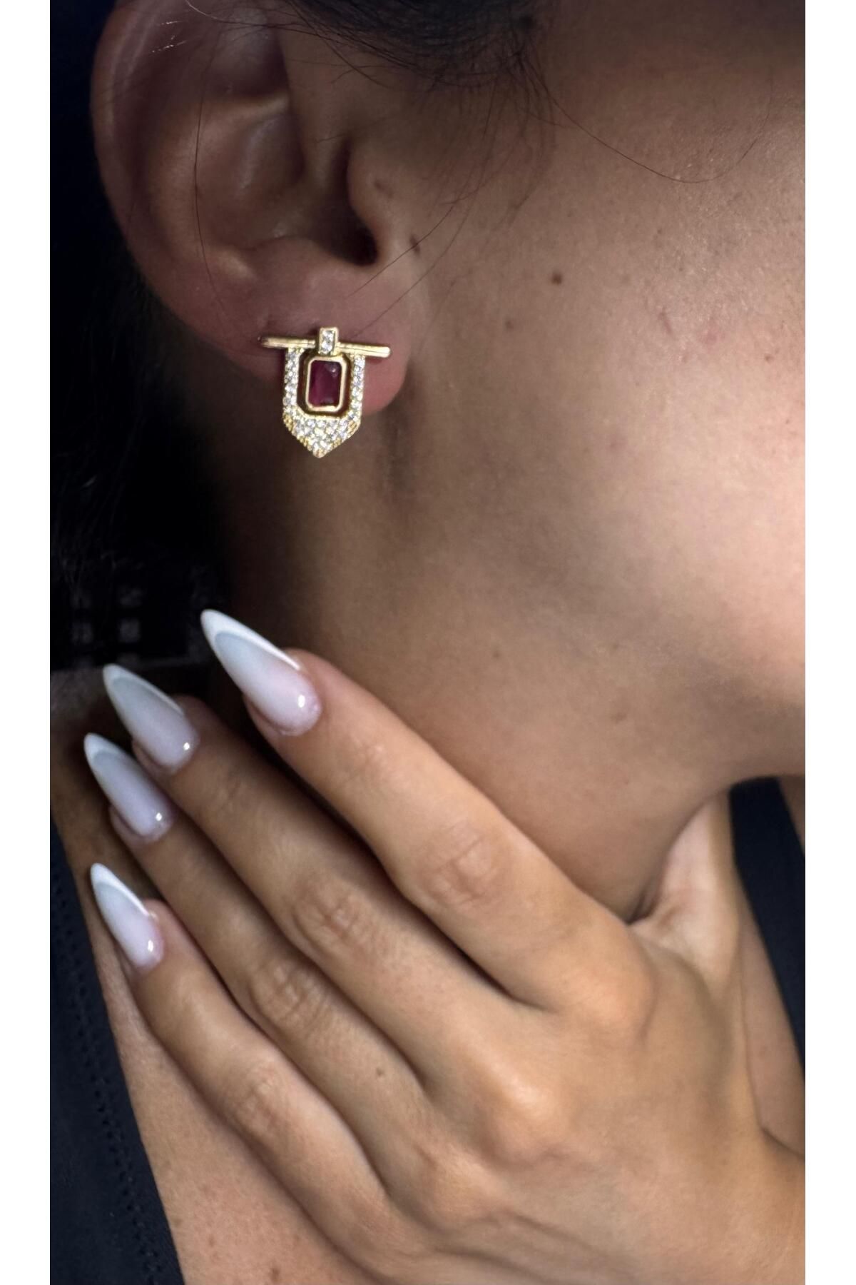 Liva Accessories Çelik Kadın Gold Küpe