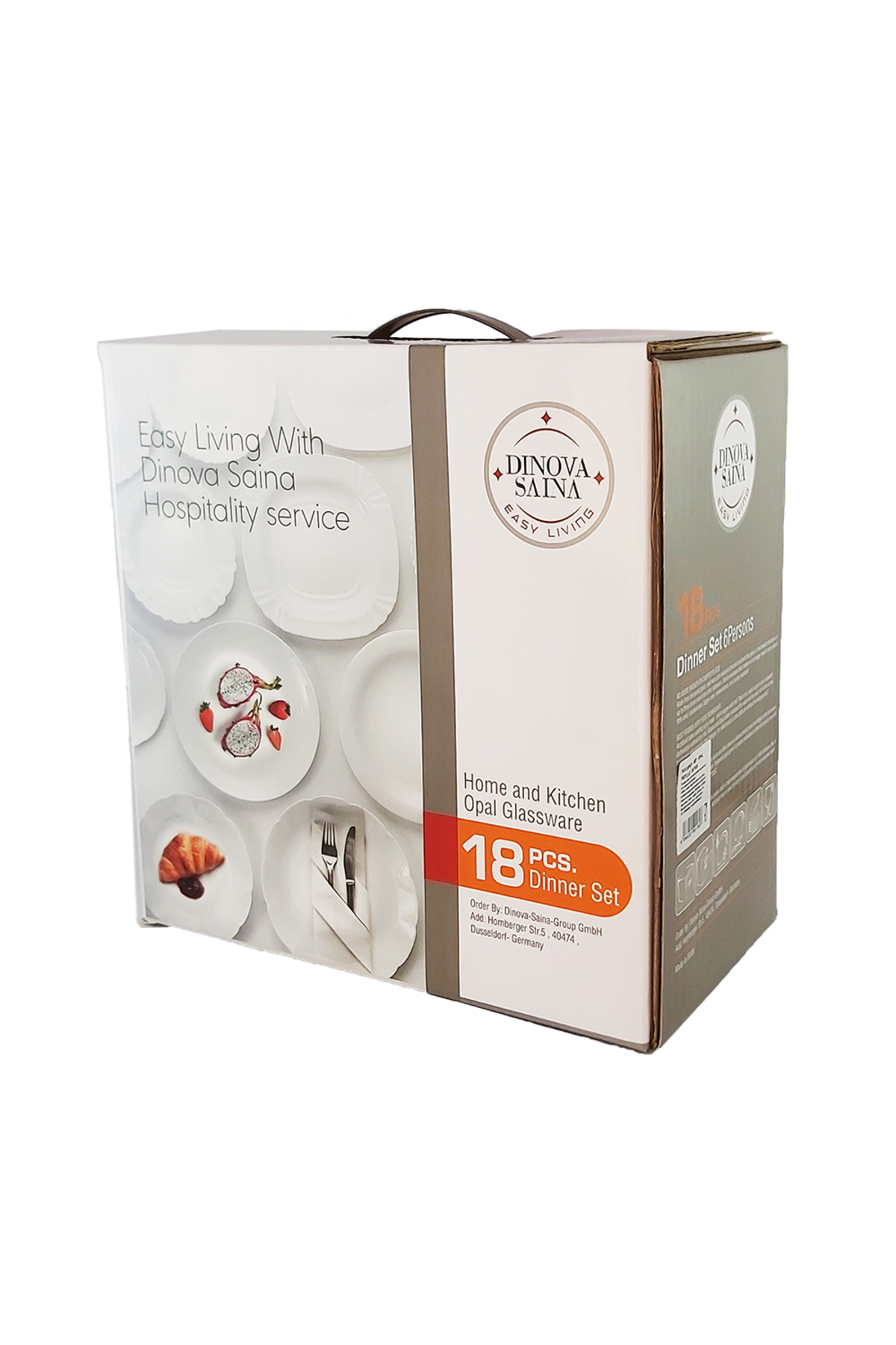 Eljado Asztali szerviz 18 részes Eljado Décor Spirál, opál