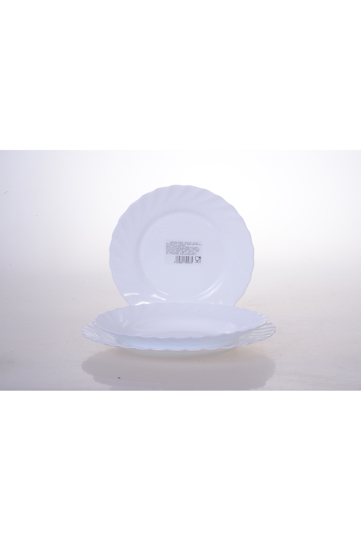 Eljado Servírovací stůl Eljado, opálový alb rotund, 18 kusů