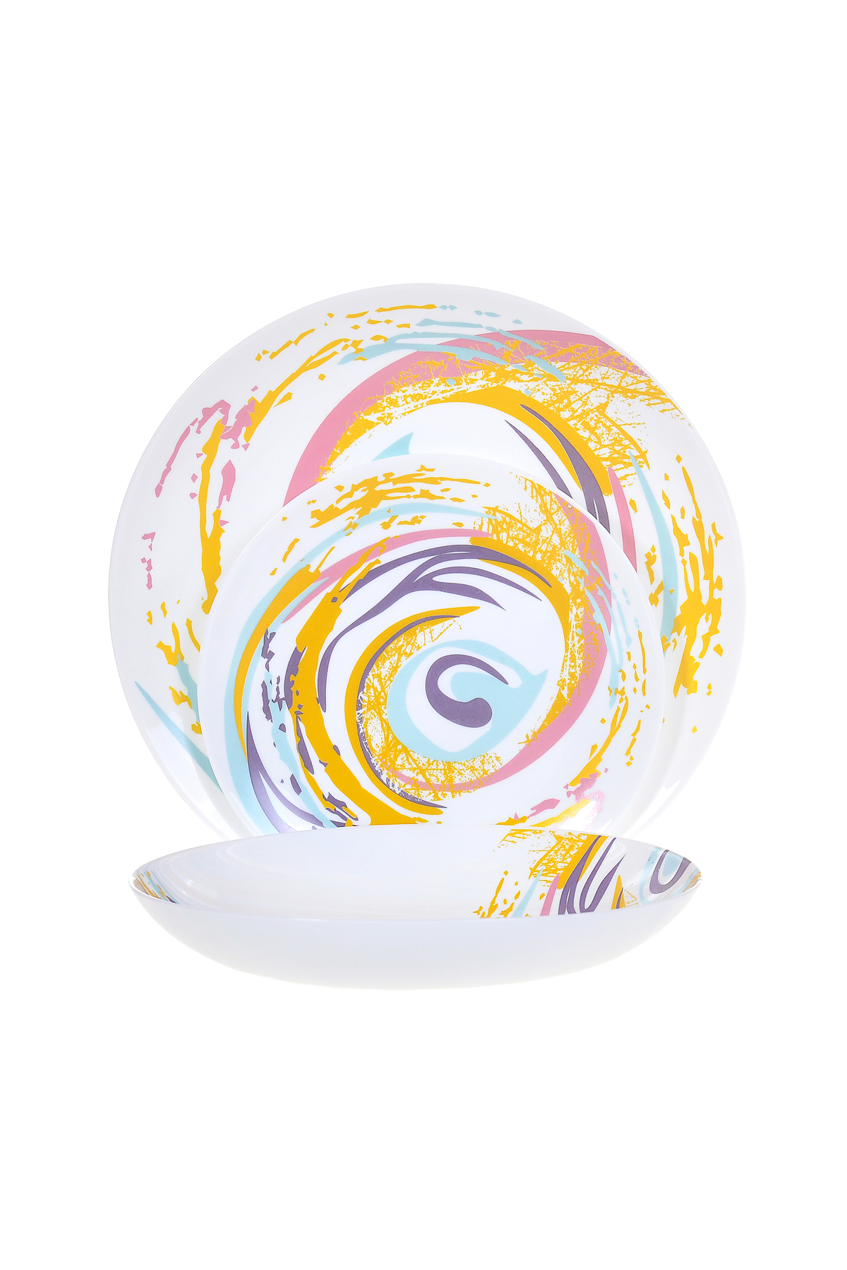 Eljado Asztali szerviz 18 részes Eljado Décor Spirál, opál