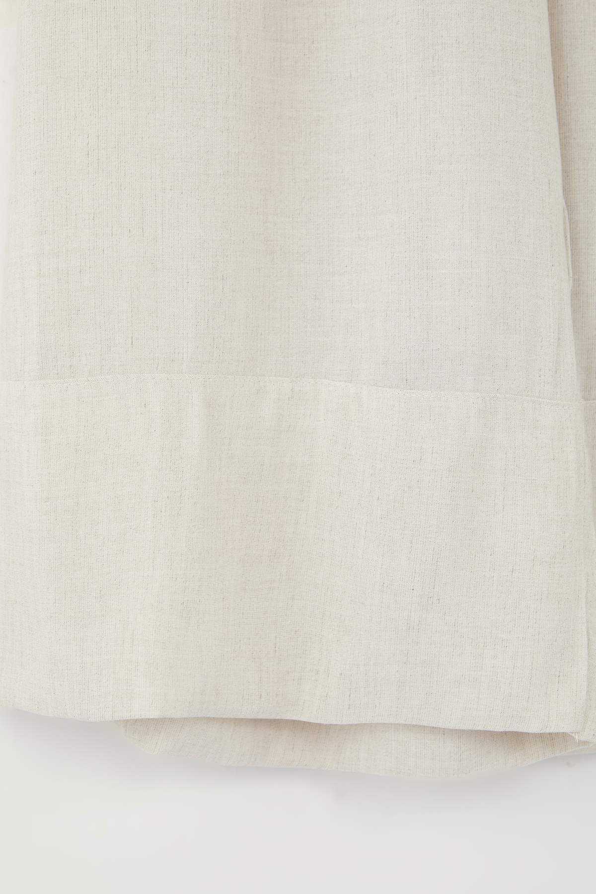 Trendyolmilla  Taş Keten İçerikli Wide Leg/Geniş Paça Beli Lastikli Pantolon TWOSS25PL00124 - Görsel 6