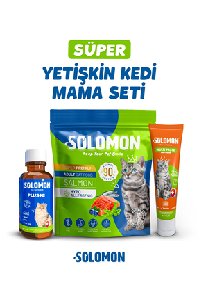Solomon Süper Yetişkin Kedi Mama Seti