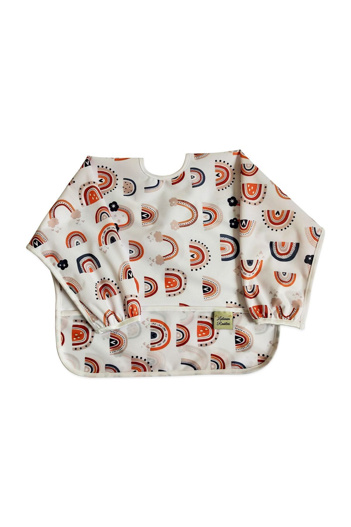 Lulunun Renkleri Su Geçirmez Uzun Kollu Bebek Mama Önlüğü – Kolay Temizlenebilir, Leke Tutmaz, 6-24 Ay fotoğrafı 3 (önizleme)