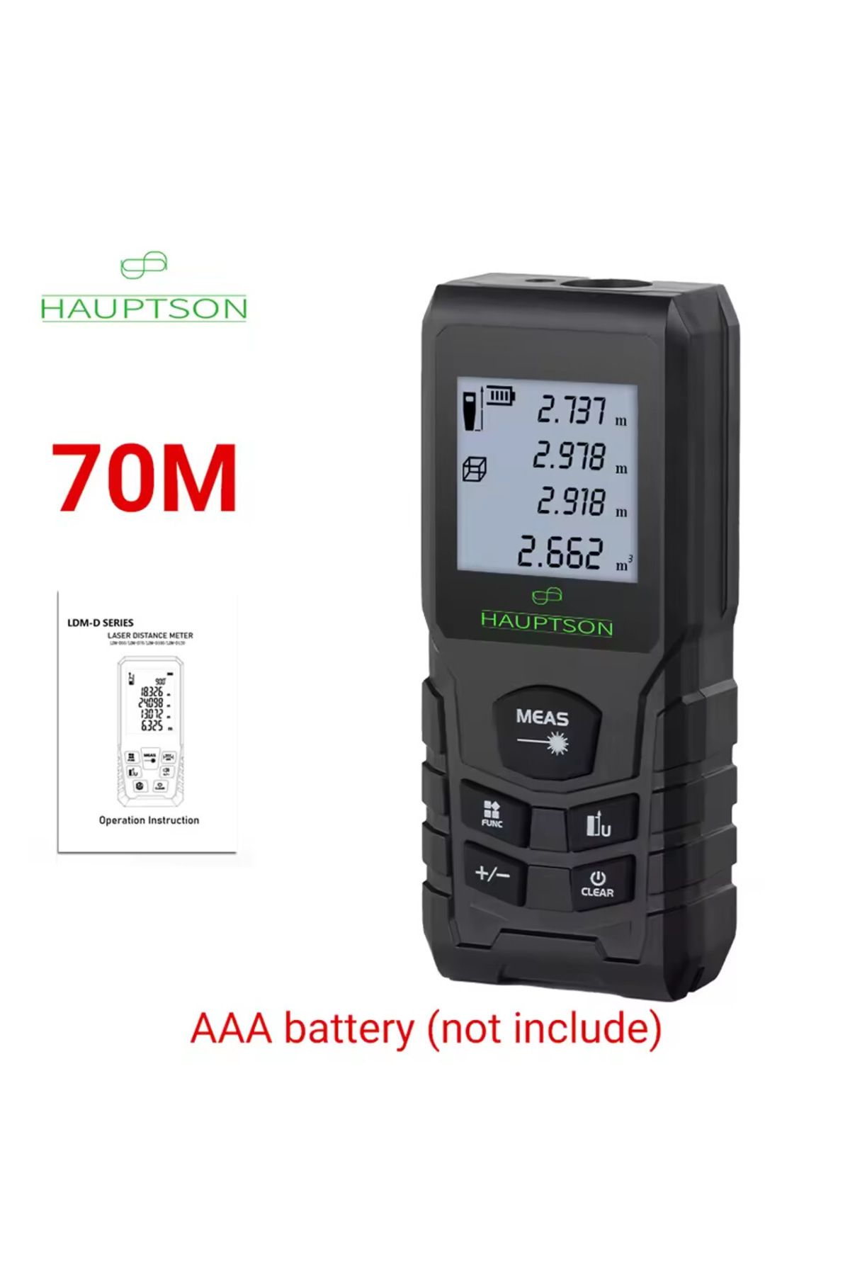 Choice-Hauptson 70m Laser Rangefinder Distance Meter Rangefinder Laser Tape Range Finder Building 2