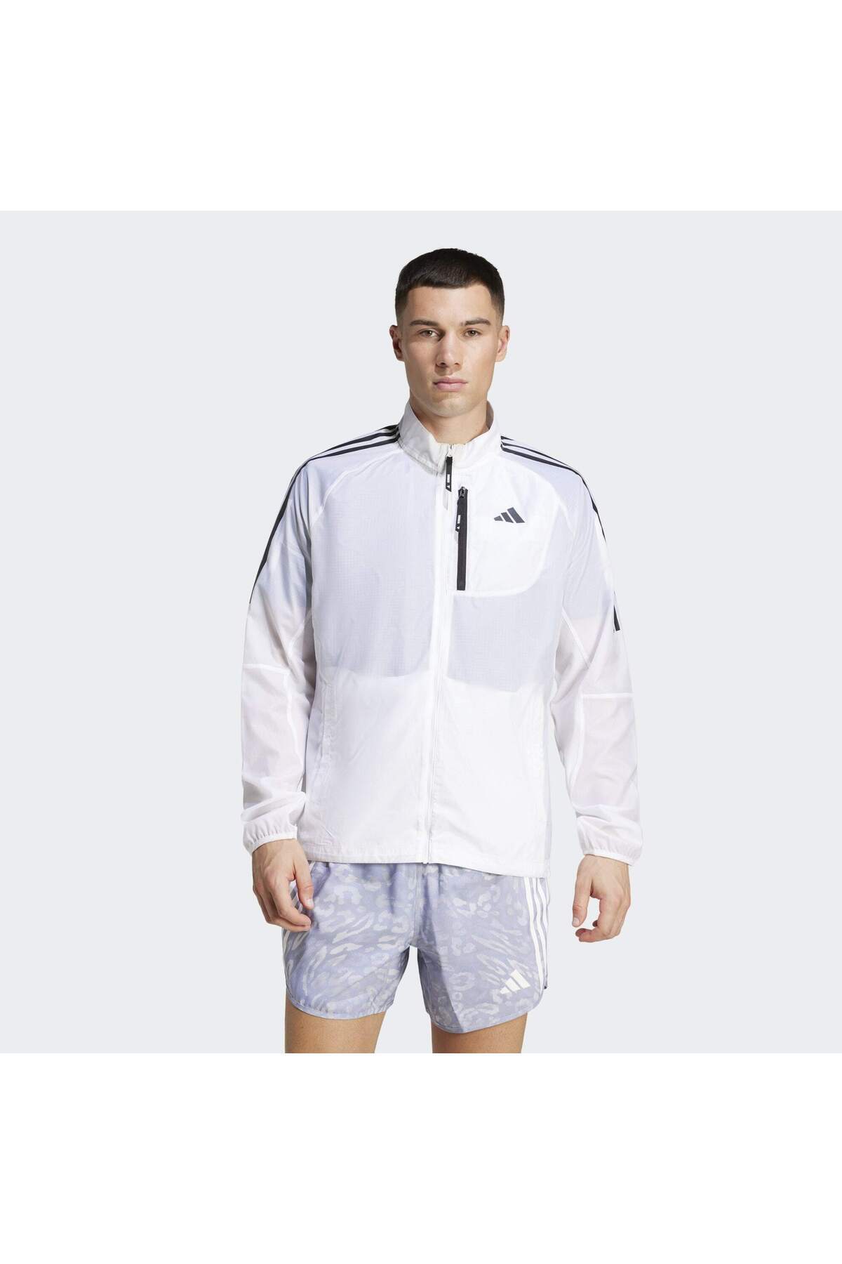 Own The Run Erkek Beyaz Ceket (JD7760)