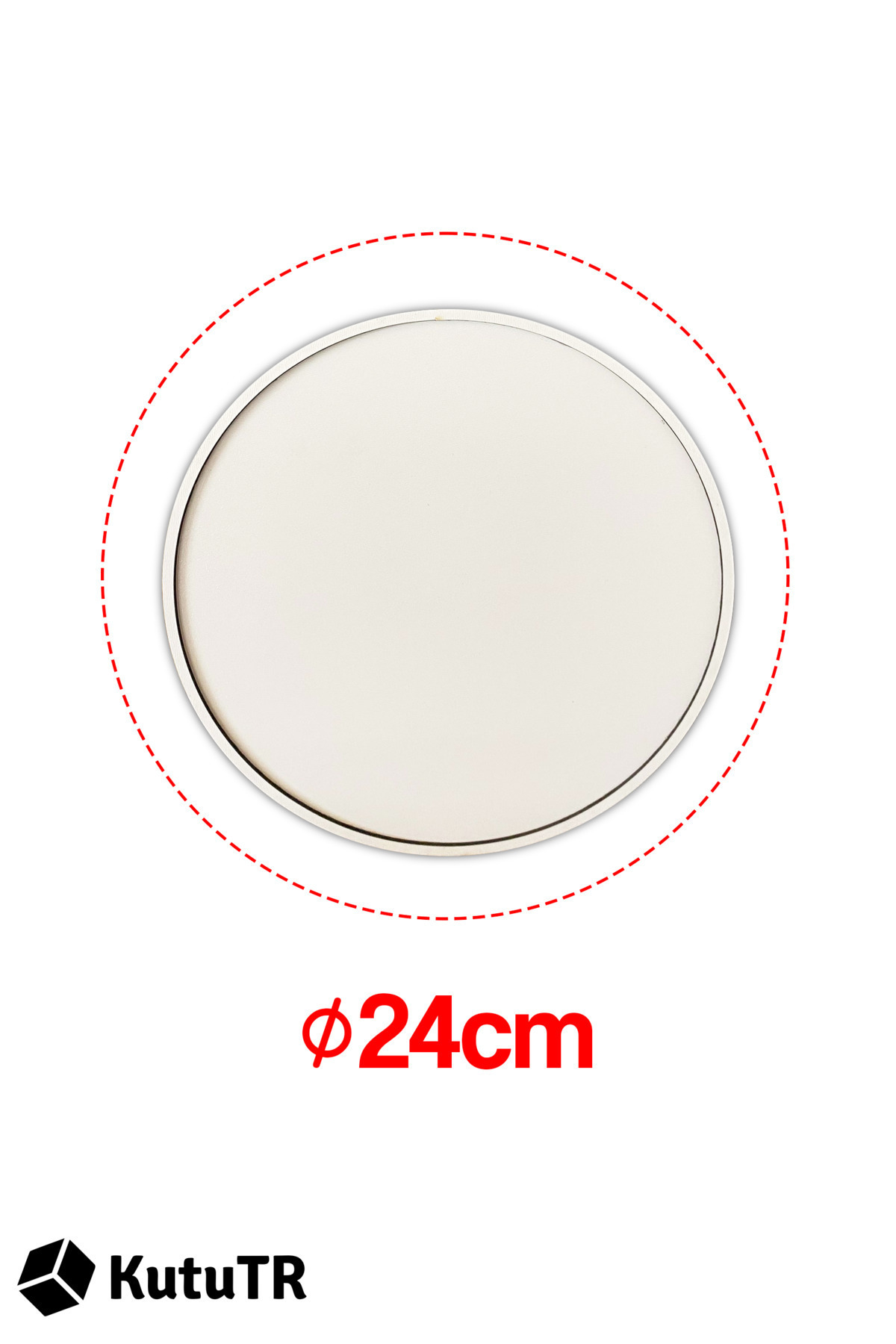 kutuTR-🕊   Bring the Grace of Nature to Your Table – Bird and Flower Patterned 3-Piece Mdf Tray Set (24 cm) M15 3