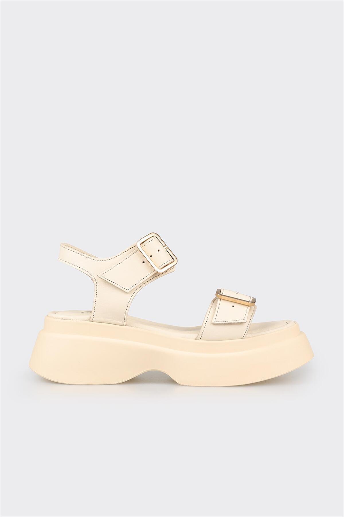 1_org_zoom صندل Elle Shoes لژدار زنانه چرم طبیعی اورجینال - تصویر 1