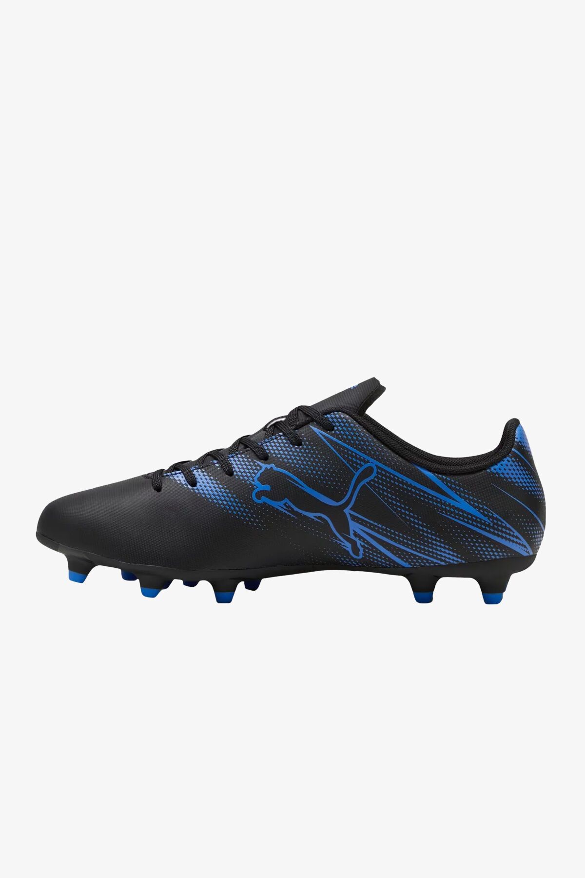 کرمپون مشکی مردانه سیاه و سفید آبی Attacanto FG Ag Crampon 107477 08 Puma