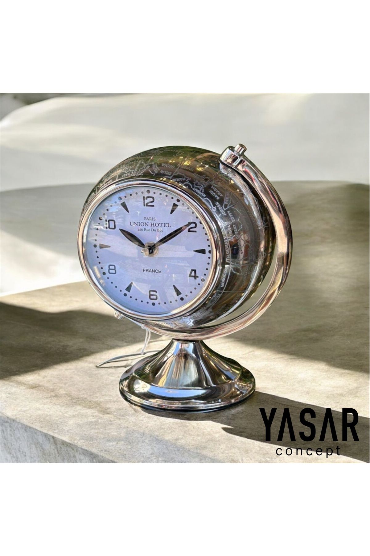 YSR CONCEPT Orbitime Masa Saati Gümüş