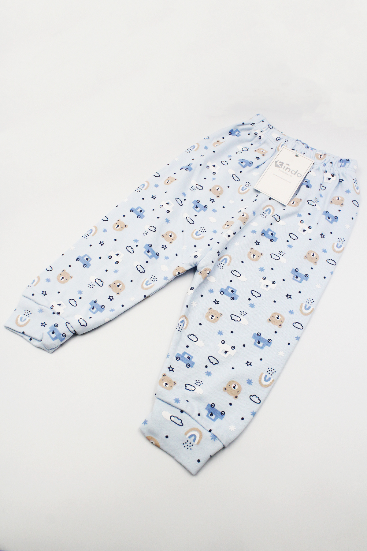 Kindo Baby 0/3 Ay 3/6 Ay 6/9 Ay 9/12 Ay - 1 Yaş,2yaş,3yaş,4yaş Penye Pantolon Çocuk Pijama, Bebek Pantolon fotoğrafı 3 (önizleme)