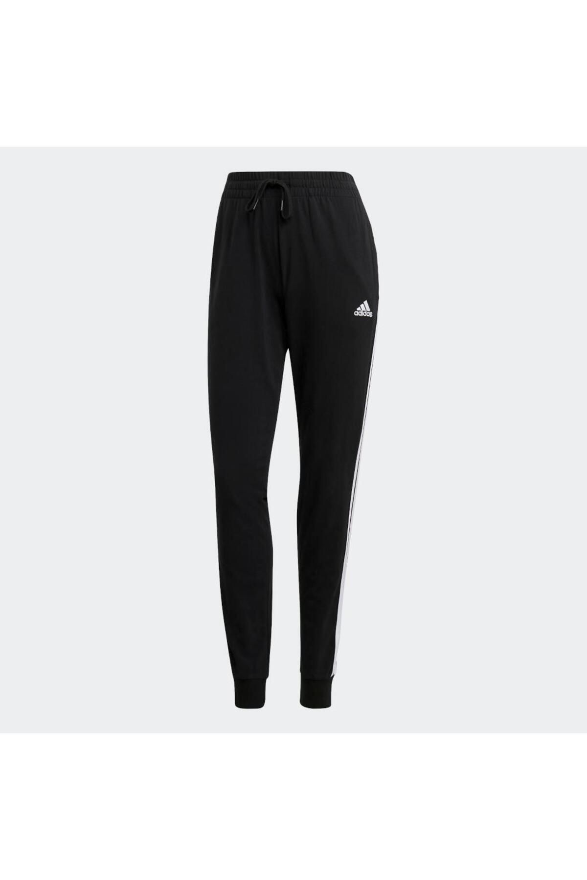 adidas-Essentials Single Jersey 3-stripes Eşofman Altı 2