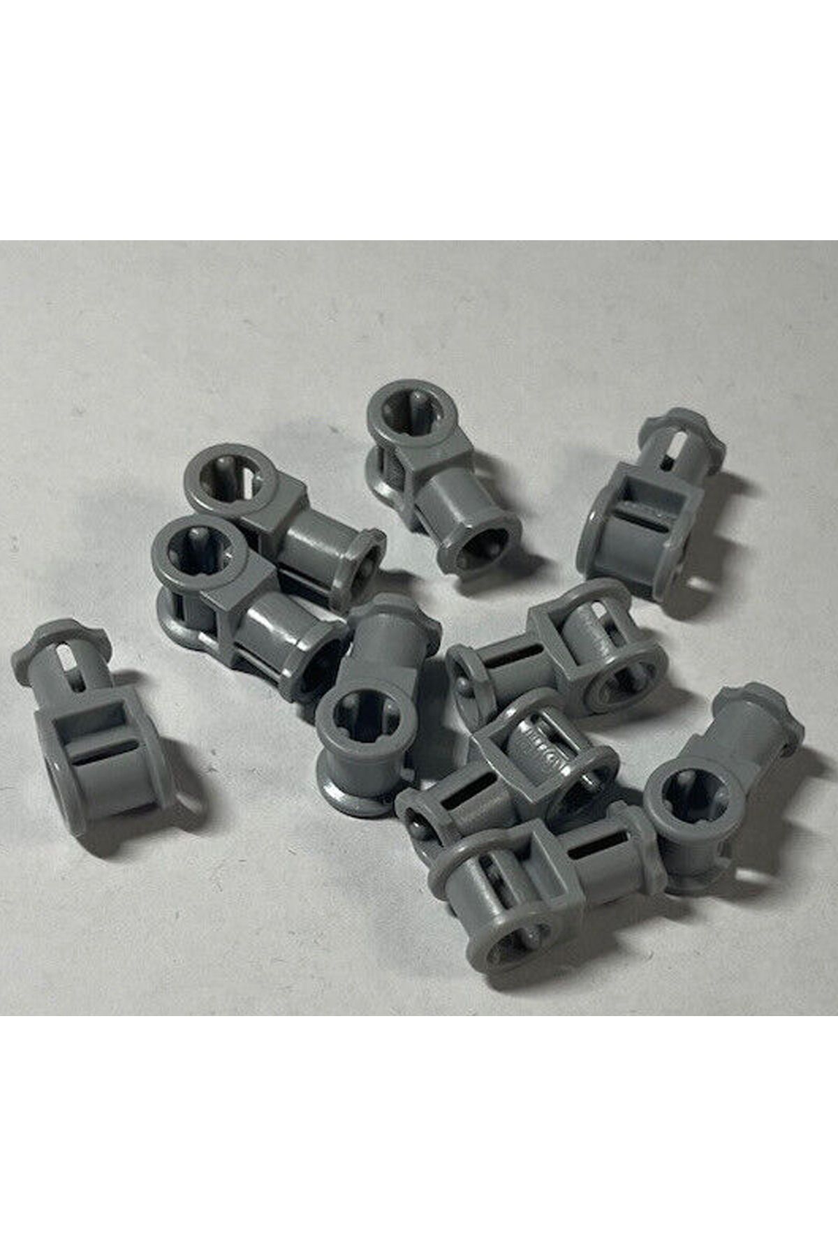 LEGO-Technic Moc Custom Axle Connector Mid Axle with Hole Light Grey 4 Pieces to Be Sent 1