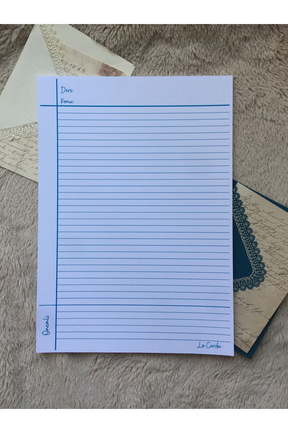 LaCerdaDesign A4 Notepad, Memopad, Not Defteri