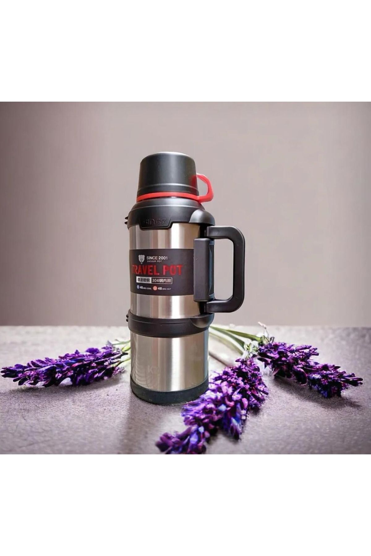 travelpot Cheap Store Travel 4 Litre 48 Saat Soğuk Sıcak Dağcı Paslanmaz Çelik Termos Yalıtımlı