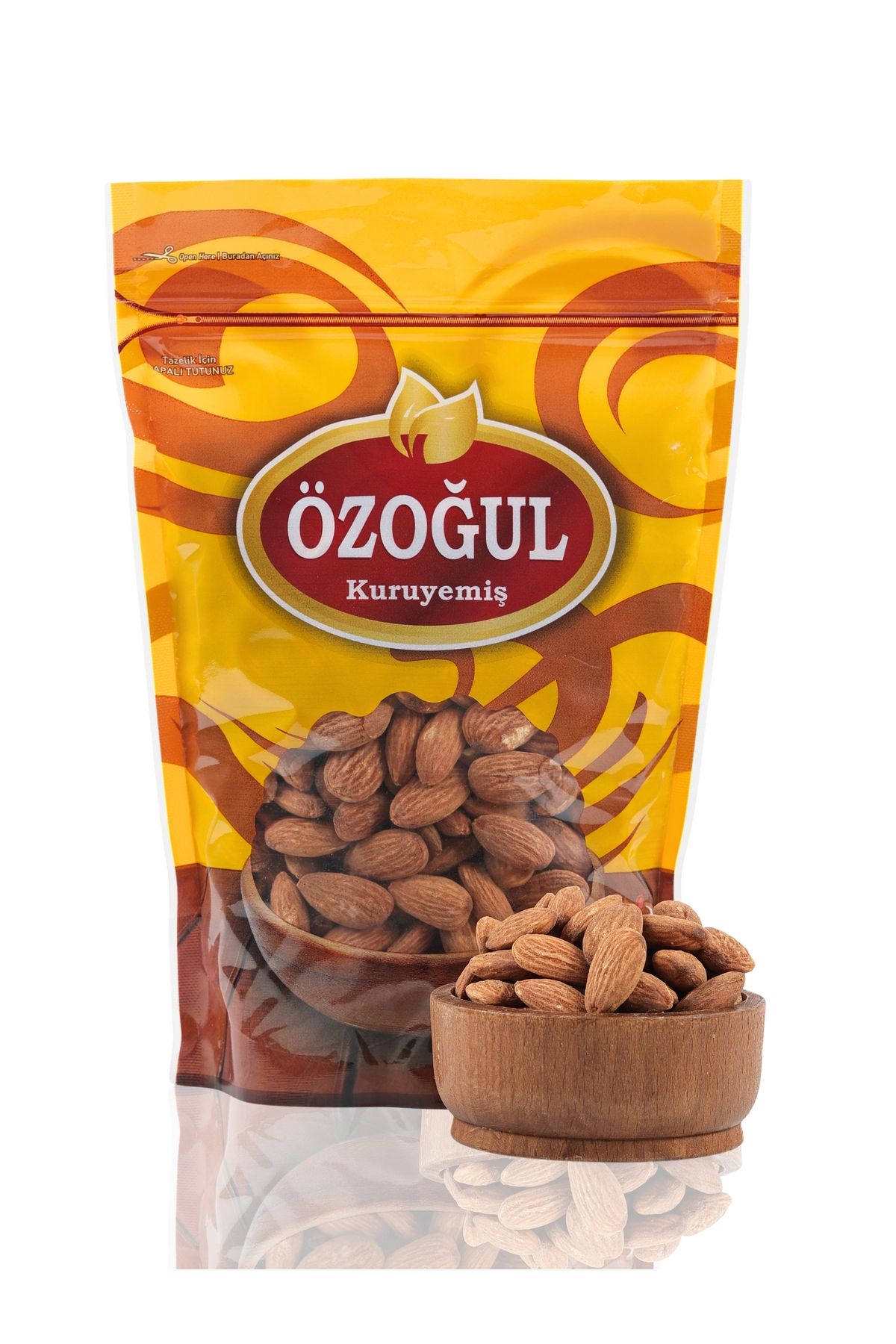 özoğul kuruyemiş Kavrulmuş Badem 250 gr
