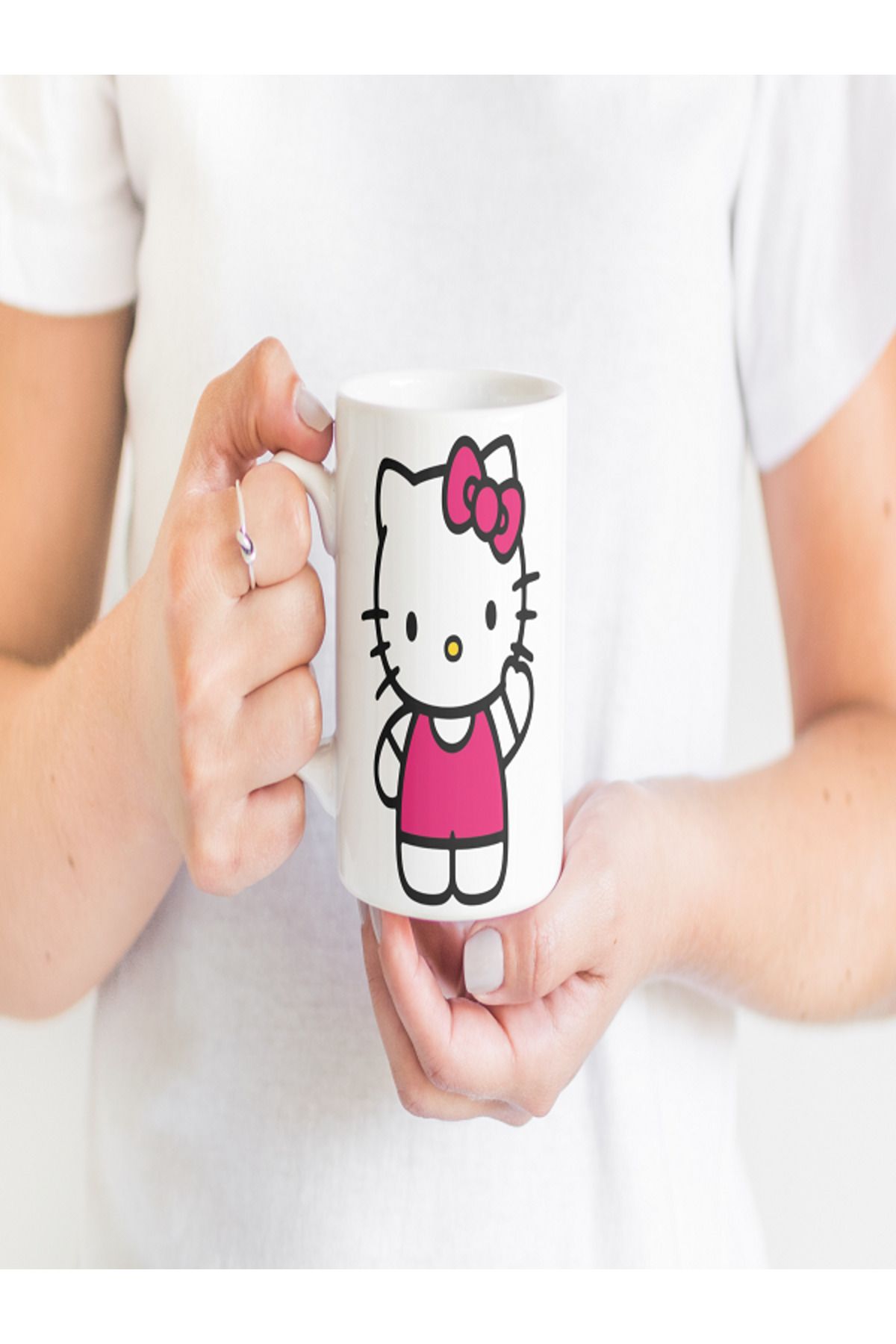 BERFA STORE Hello kitty baskı kupa bardak