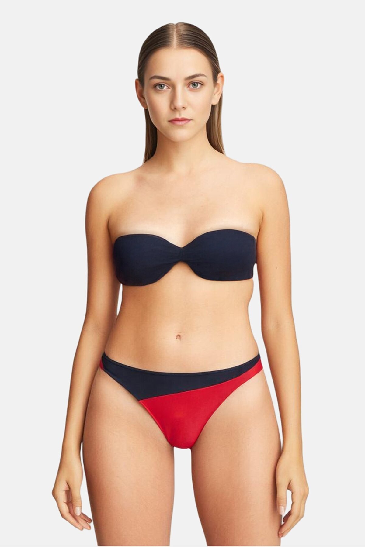 Tommy Hilfiger-بيكيني سفلي بشعار العلامة التجارية للنساء، أزرق داكن 1