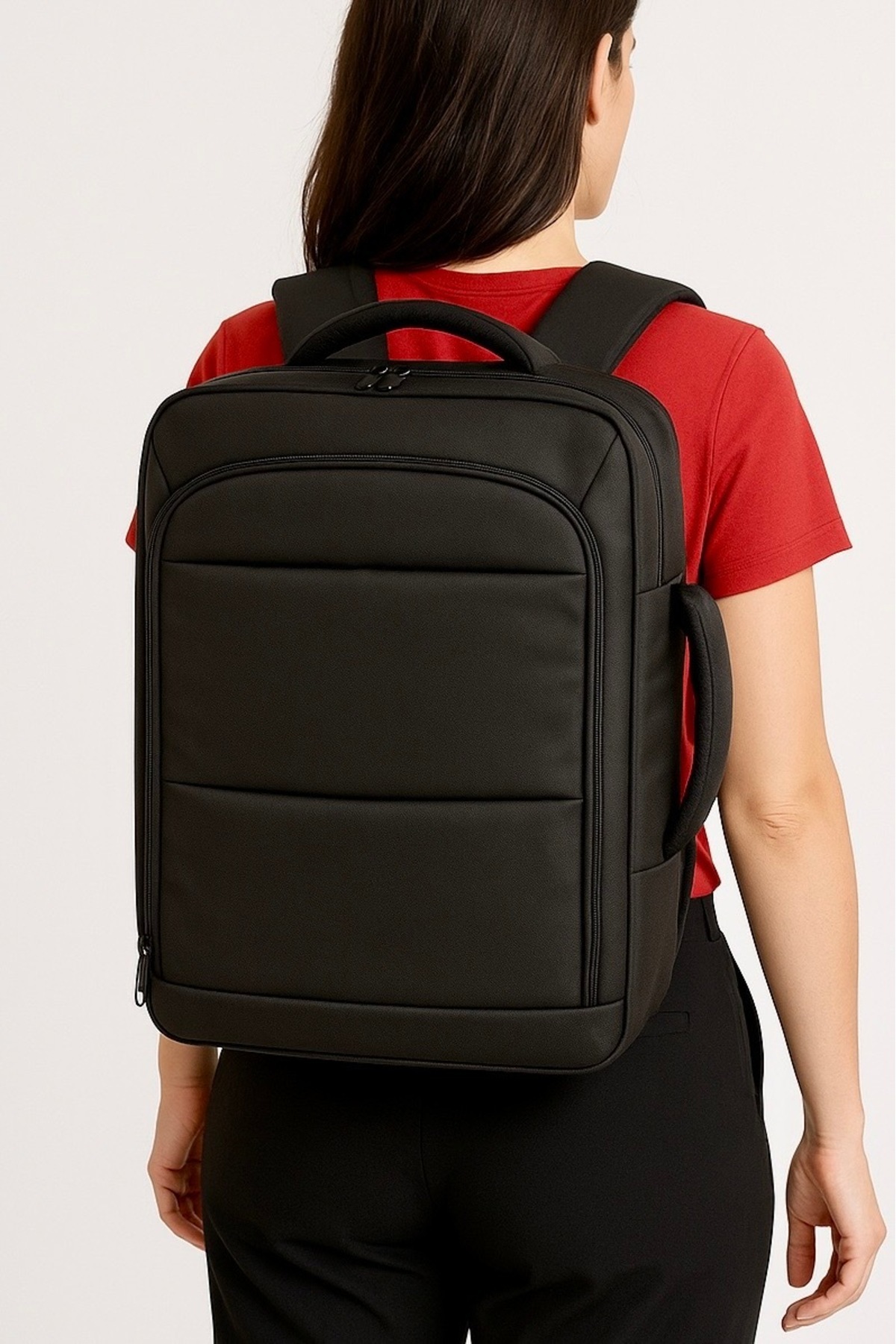 CANARİS Anne Bebek Kadın Sırt Çantası 15.6'' Inç Laptop Bölmeli Elde Sırtta Omuzda Taşıma Çok Amaçlı fotoğrafı 4 (önizleme)