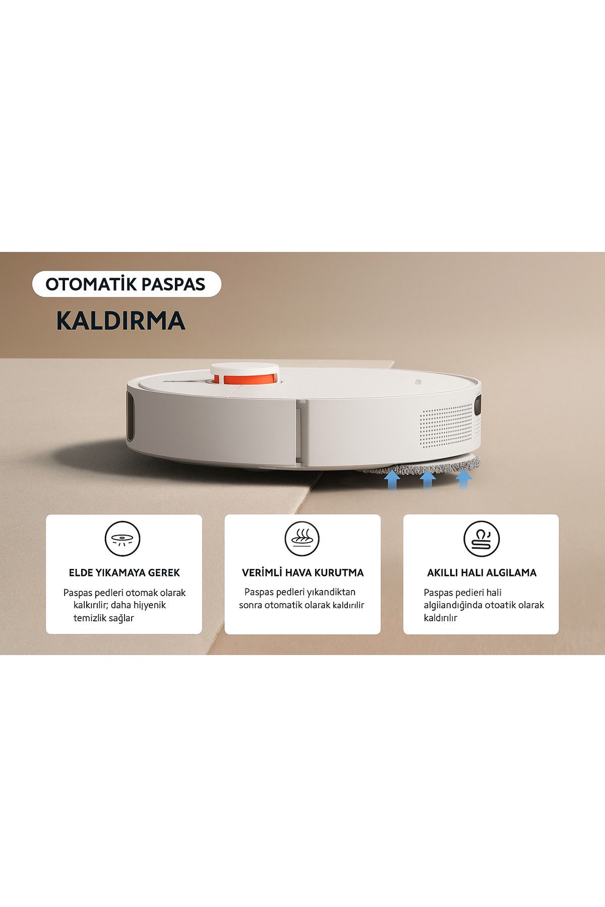 Xiaomi-Mi Robot Vacuum X10 Mop and Sweep 4000Pa Powerful Suction With New LDS BHR6404EN - White 4