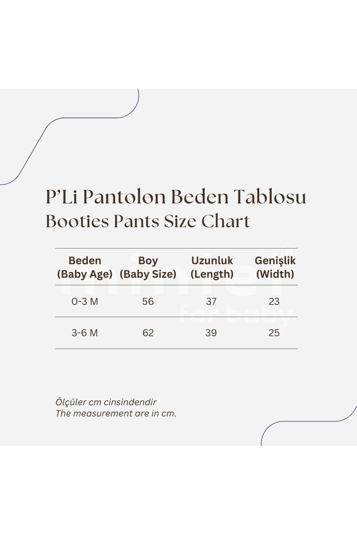 Miniel Unisex Bebek Penye Organik Pamuklu 0-6 Ay Patikli Bebek Pantolon Tek Alt Basic Model fotoğrafı 5 (önizleme)