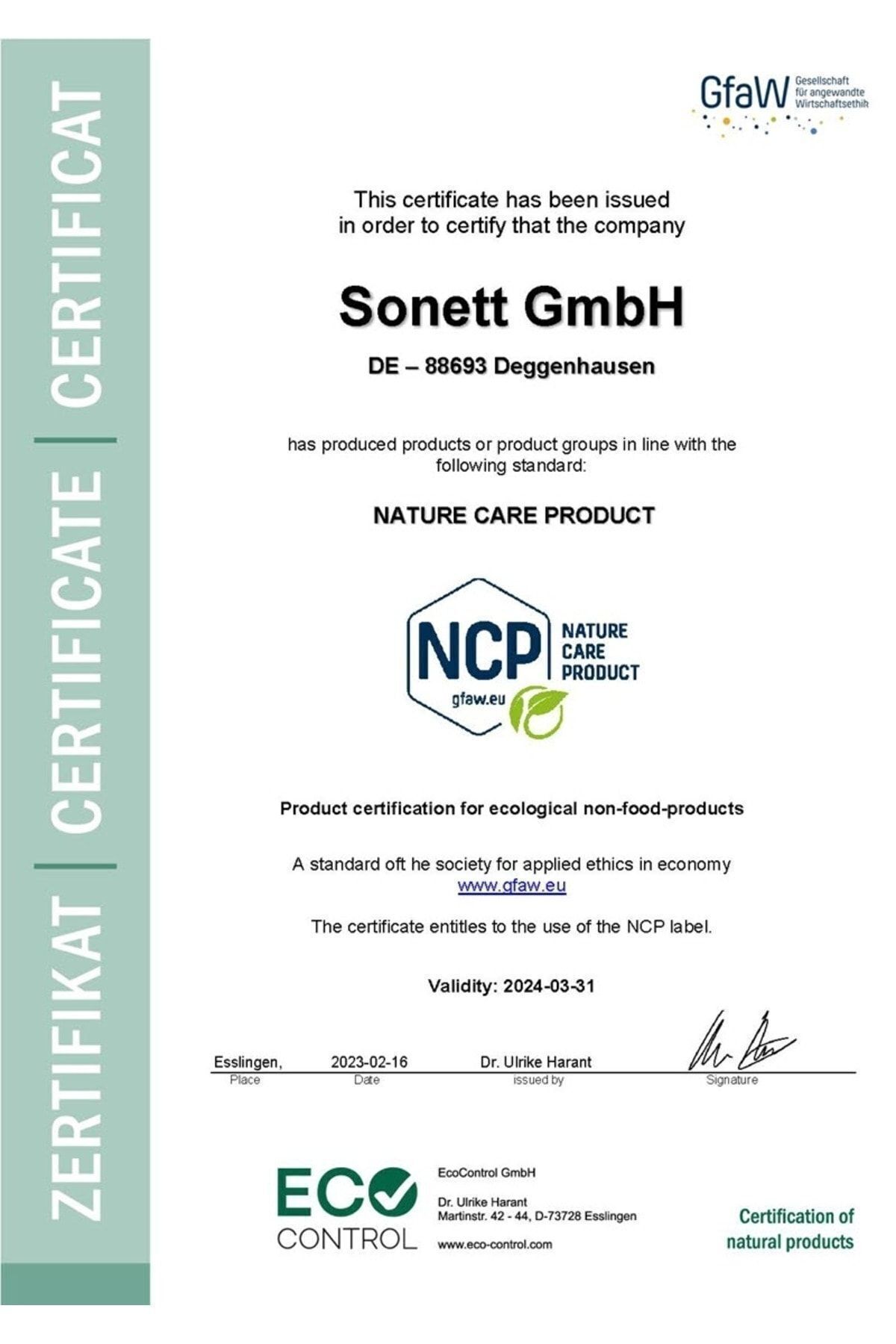 Sonett Bebekler Için Bitkisel 2lt Kokusuz Organik Çamaşır Yıkama Deterjanı fotoğrafı 6 (önizleme)