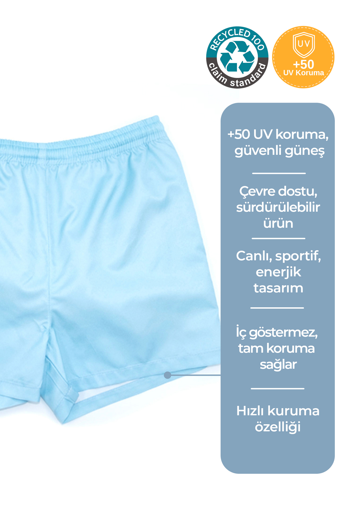 Reborn Recycle Boys Swimwear Shorts
